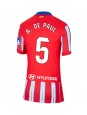 Atletico Madrid Rodrigo De Paul #5 Kotipaita Naisten 2024-25 Lyhythihainen